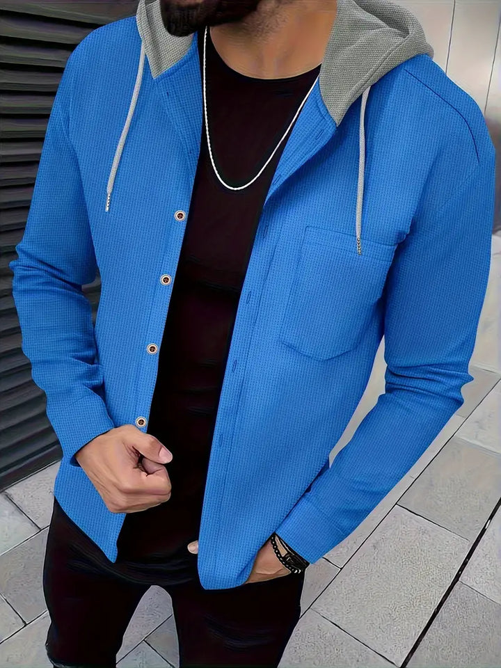 Johnathan - Jachetă Casual Cu Glugă și Buzunar