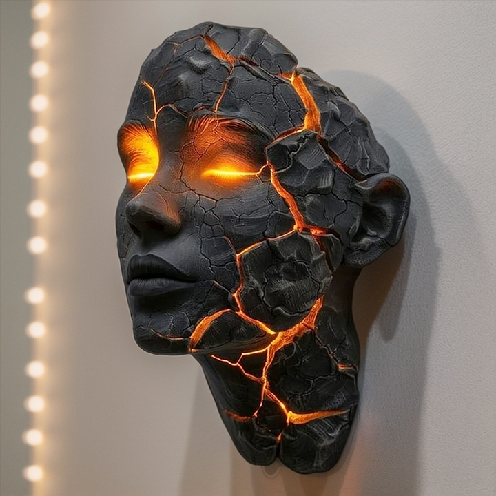 CrackGlow -  Lampă de perete Sufletul Crăpat