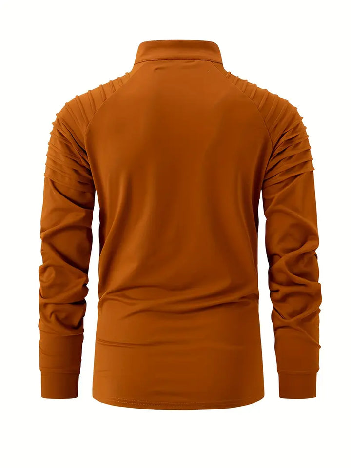 Linwood  - Tricou Polo Cu Mânecă Lungă și Fermoar