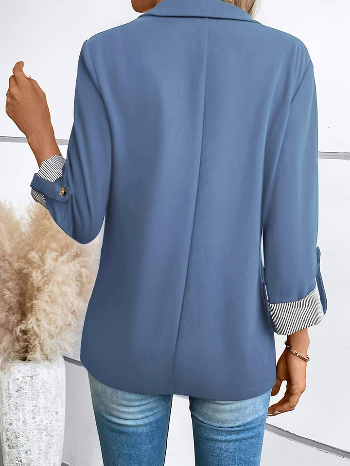 Galiah - Blazer Elegant cu Două rânduri De Nasturi și Guler cu Rever