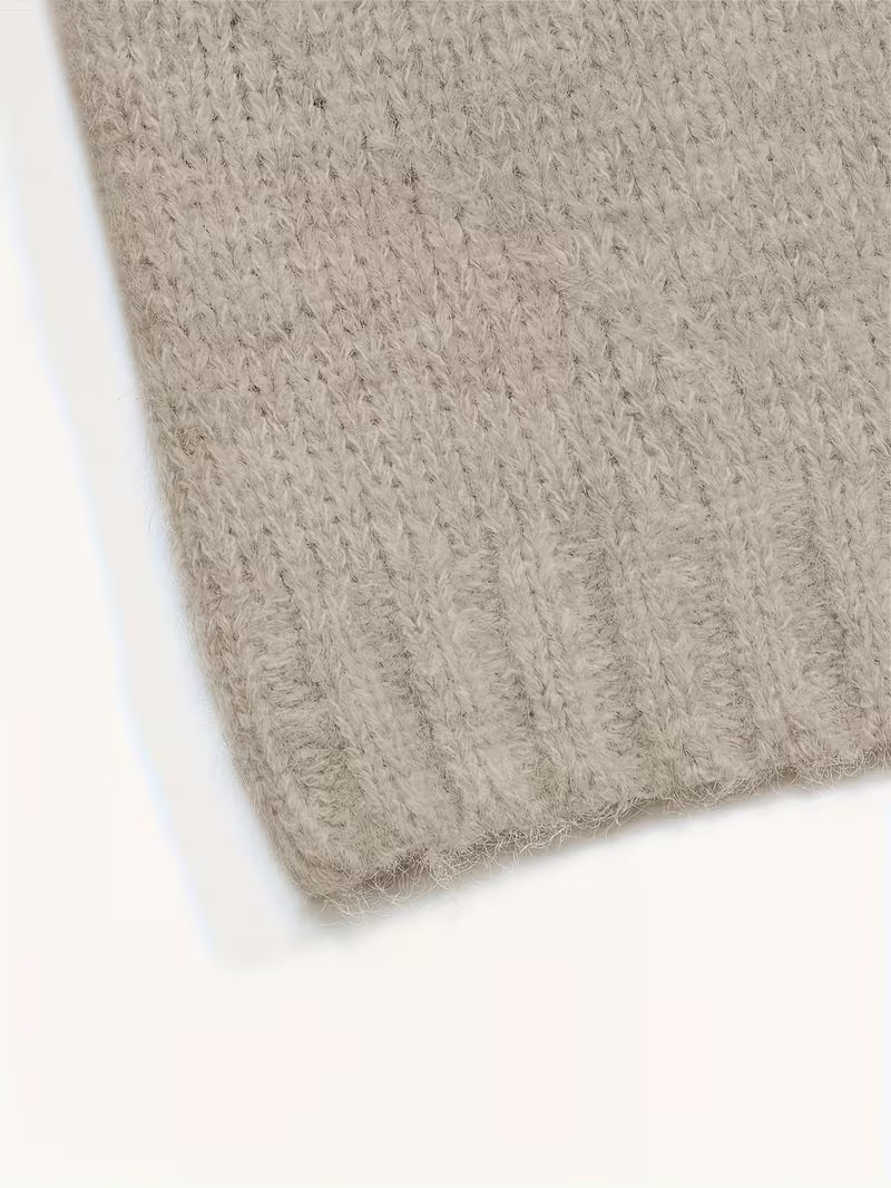 Dariya - Pulover Scurt și Moale Din Tricot