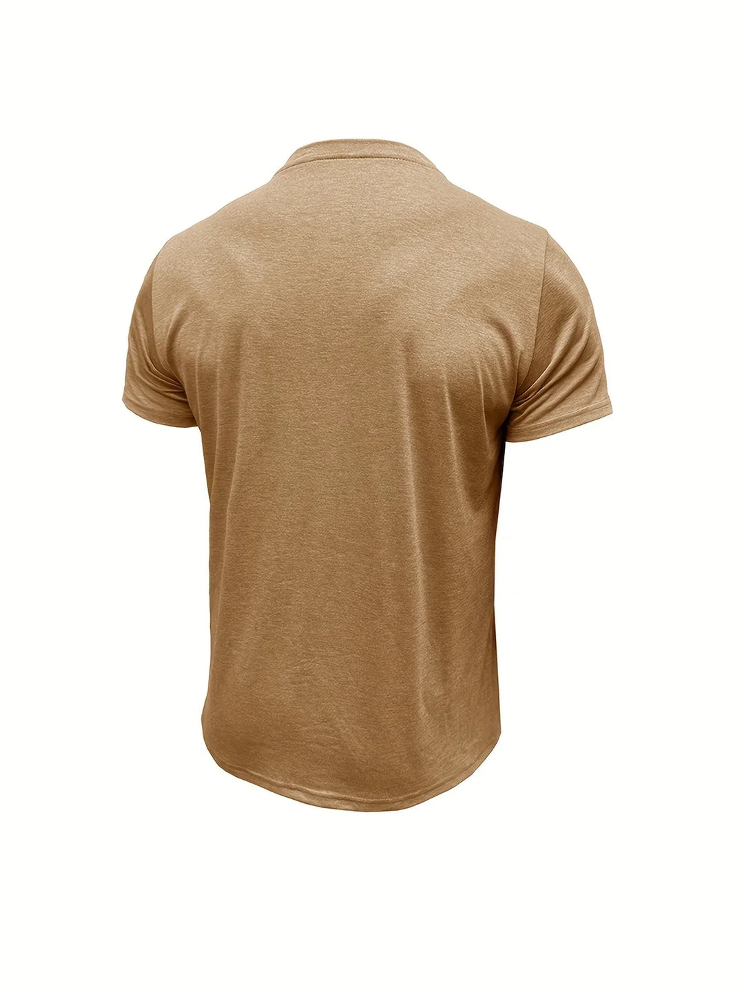 Saxon - Tricou Elegant Cu Guler Rotund și Buzunar