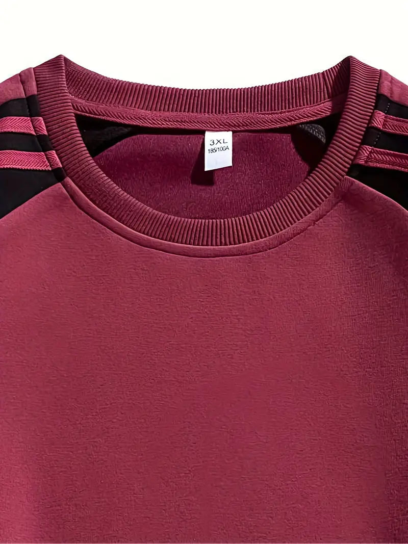 Maddox - Hanorac Cu Mâneci In Dungi Si Guler Rotund