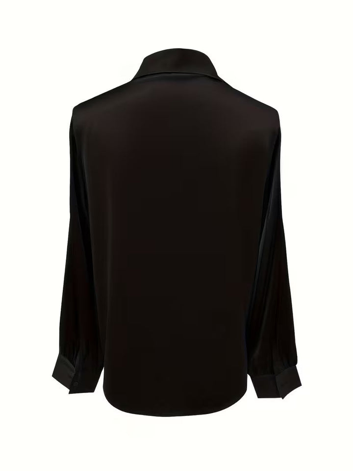 Leylah - Bluză Elegantă Cu Mâneci Lungi