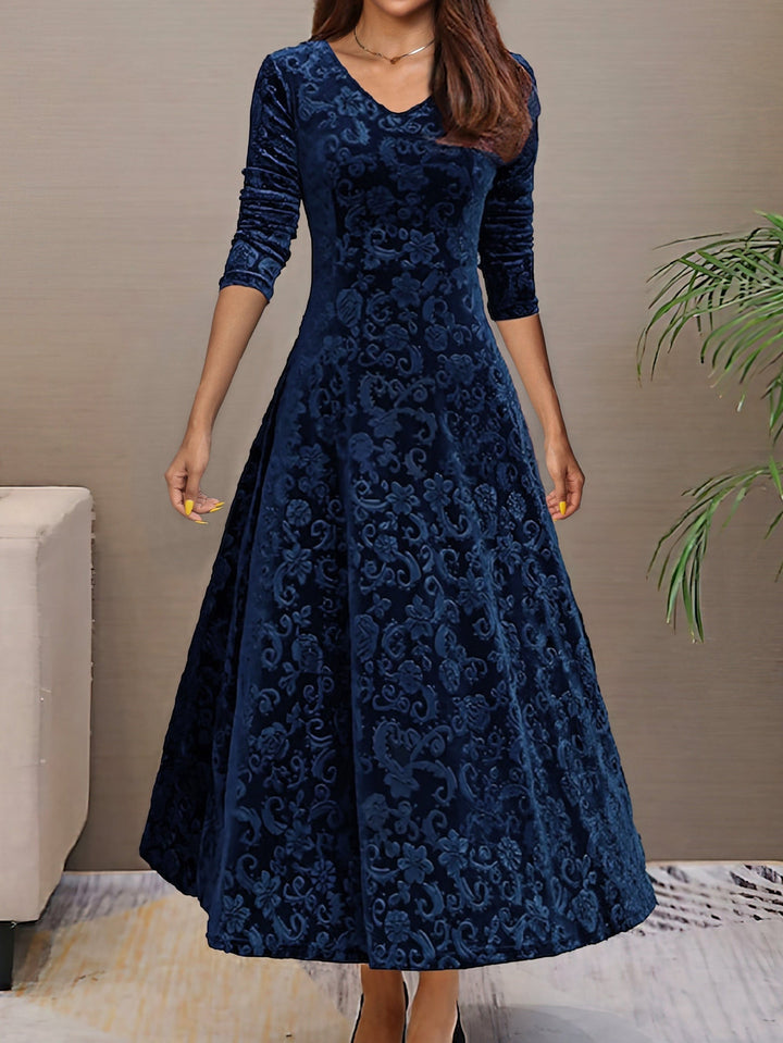 Eluned - Rochie Elegantă De Petrecere Din Catifea