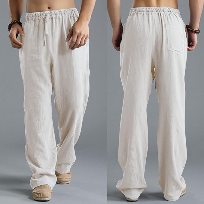 Jooa - Pantaloni Sport Largi Din in Cu Cordon De Strângere Din Material Respirabil
