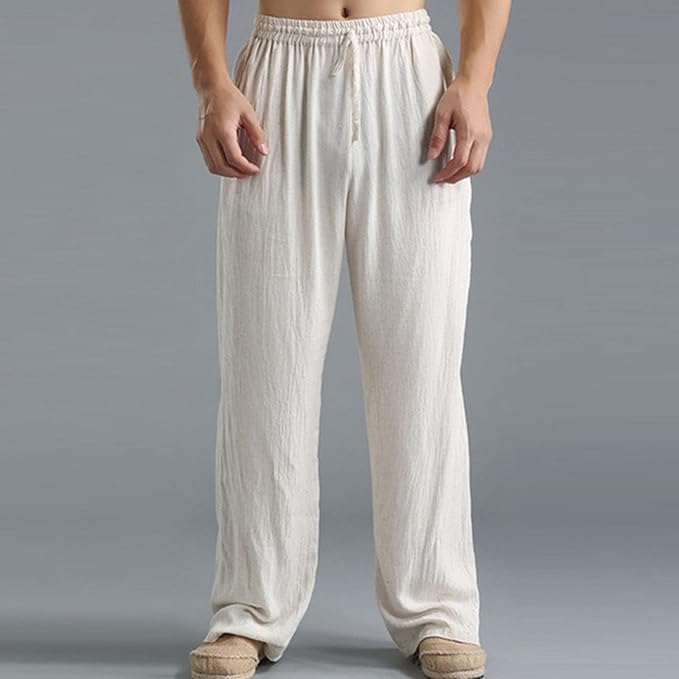 Jooa - Pantaloni Sport Largi Din in Cu Cordon De Strângere Din Material Respirabil