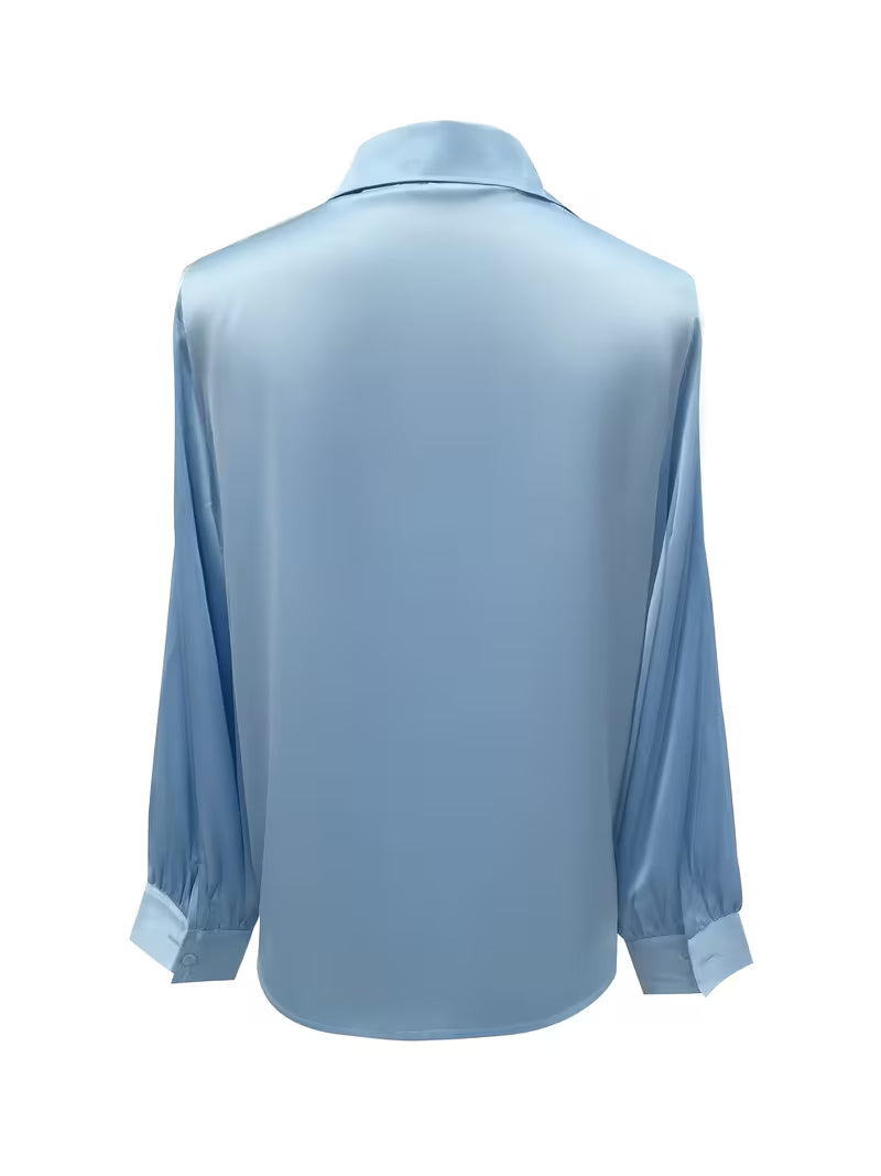 Leylah - Bluză Elegantă Cu Mâneci Lungi