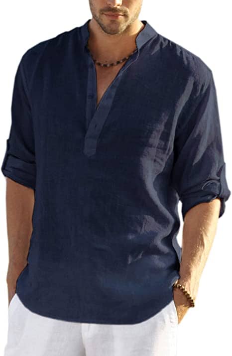 Panika - Camicia in Cotone e Lino