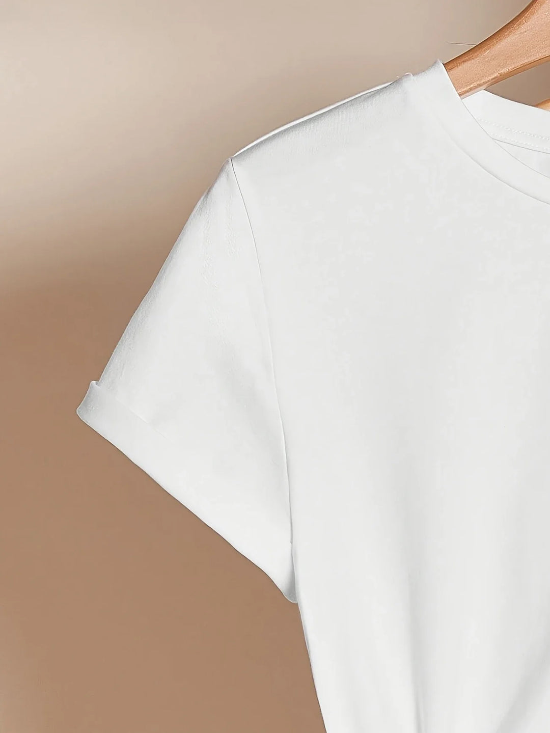 Larson - Tricou Casual Cu Mâneci Scurte și Imprimeu în Formă De Inimă