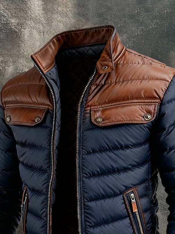 Patrice - Jacheta Outdoor Cu Blocuri De Culori Calde