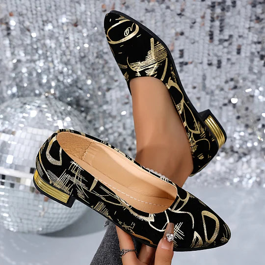 Fernandez - Pantofi Respirabili Cu Toc Mic