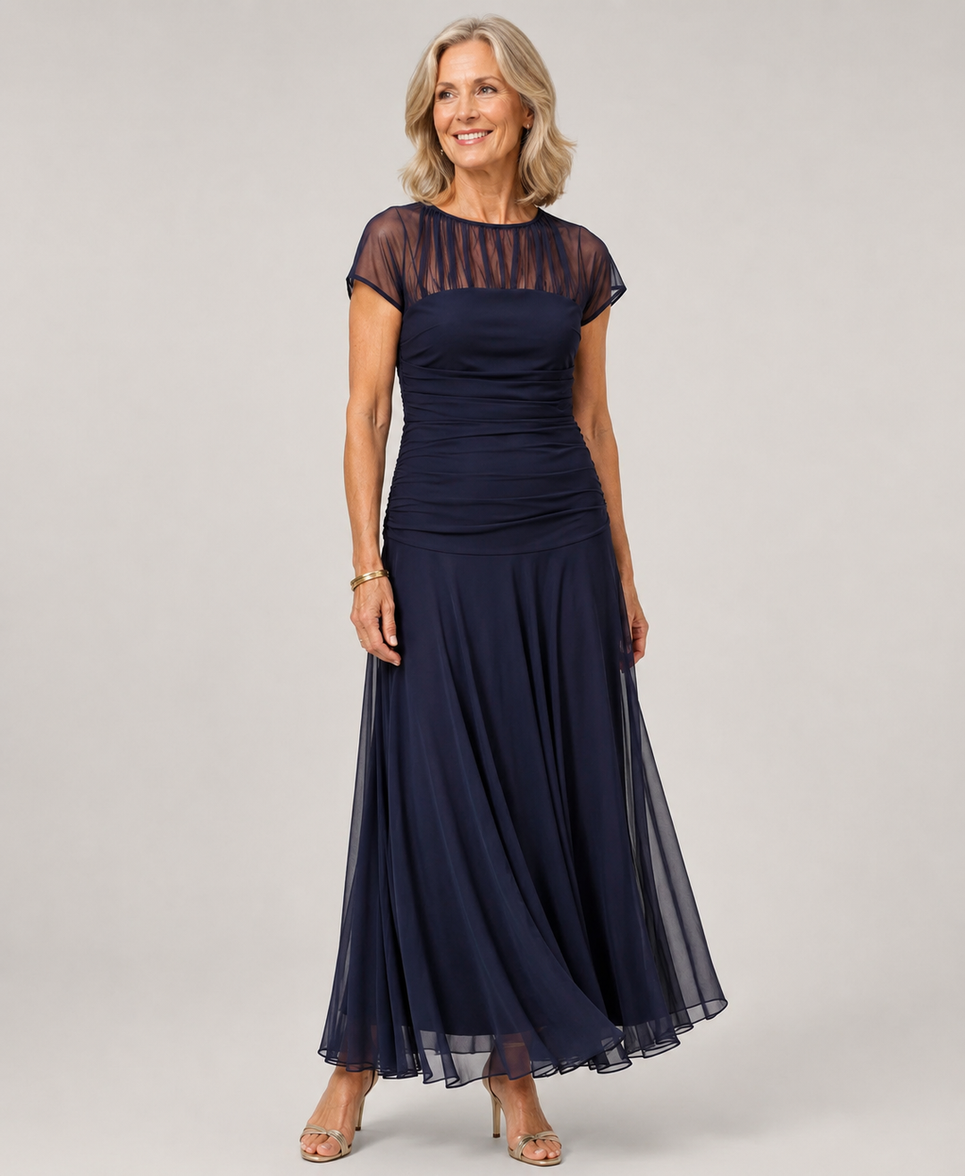 Lesliy – Rochie Elegantă Din șifon