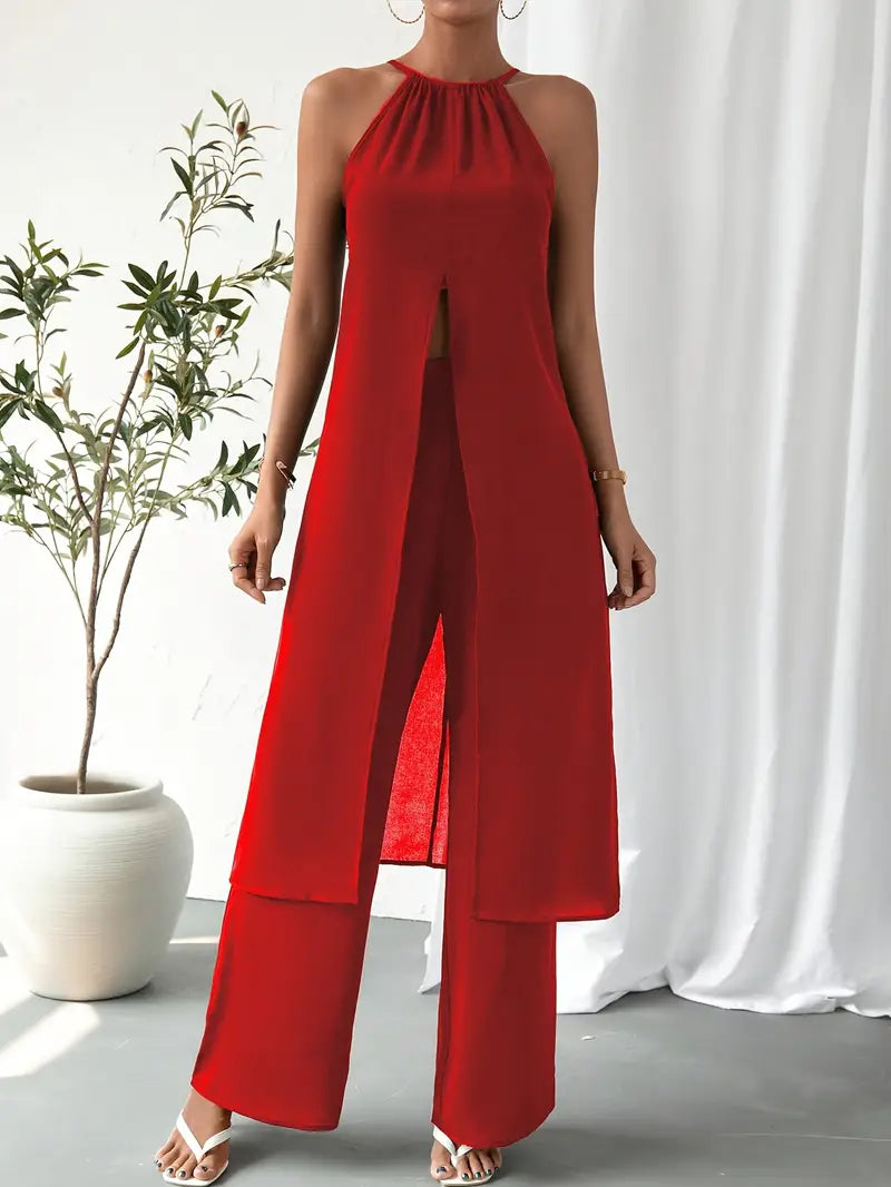 Eirini - Setează Elegante Din Două Piese Fără Mâneci