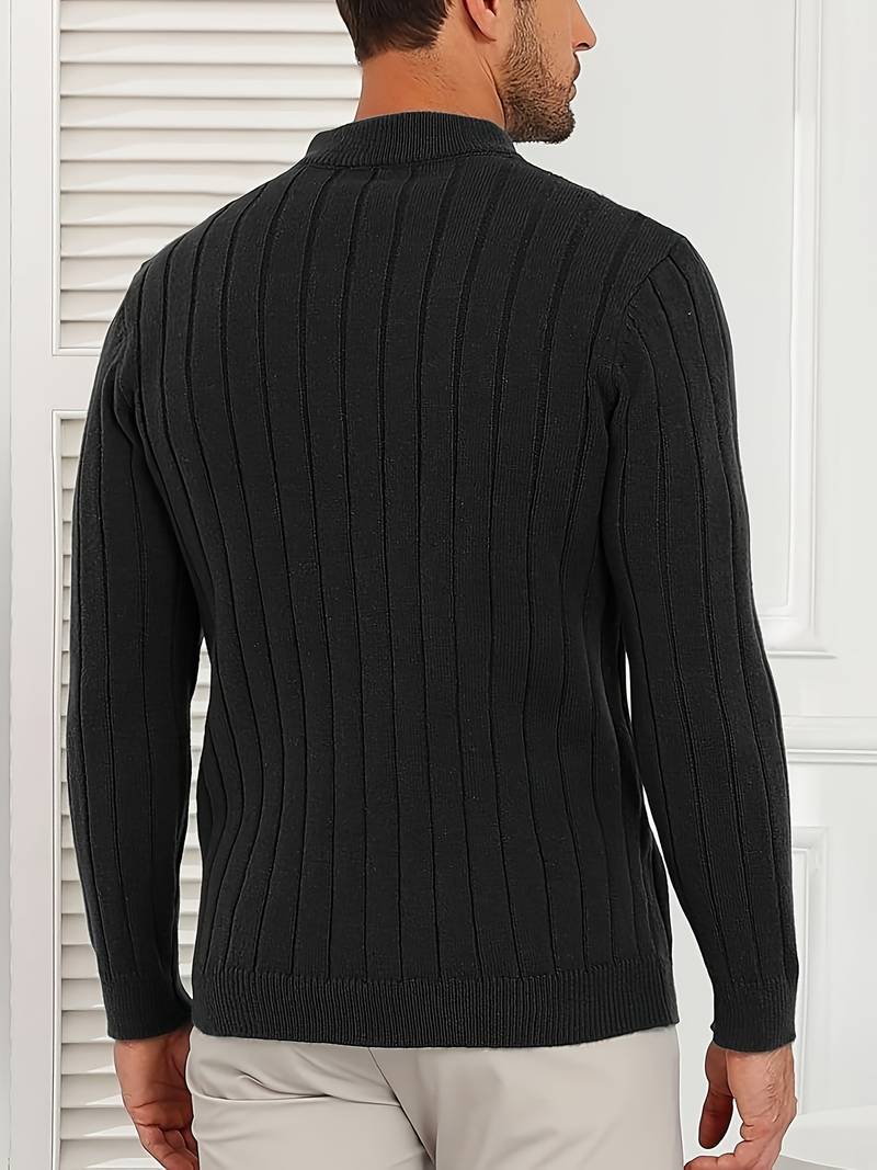 Yedidya - Pulover Casual cu Mâneci Lungi Din Tricot