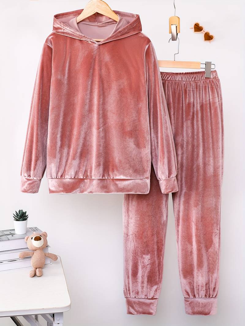 Tiferet - Set Elegant Format Din Pulover cu Glugă și Pantaloni