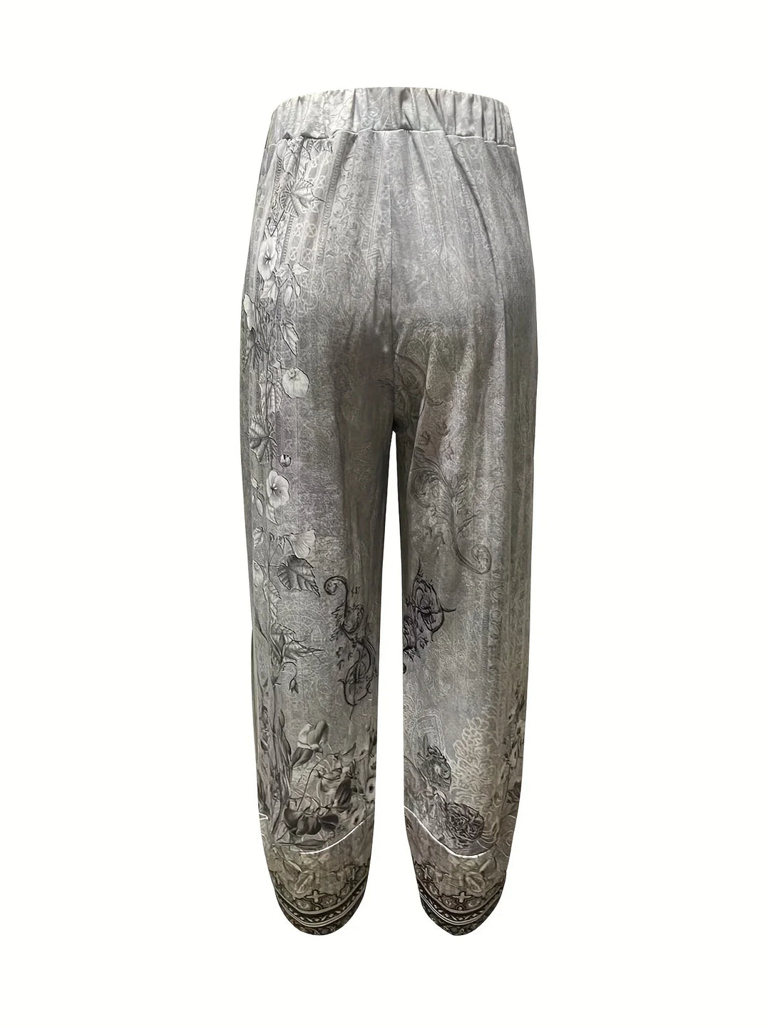 Kayden - Pantaloni Capri Vintage Cu Flori
