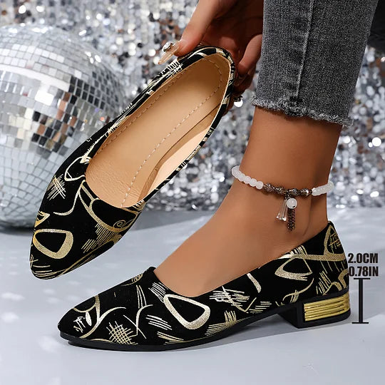 Fernandez - Pantofi Respirabili Cu Toc Mic