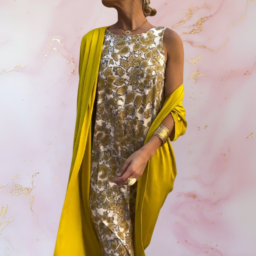 Shelly - Rochie Elegantă Cu Cardigan