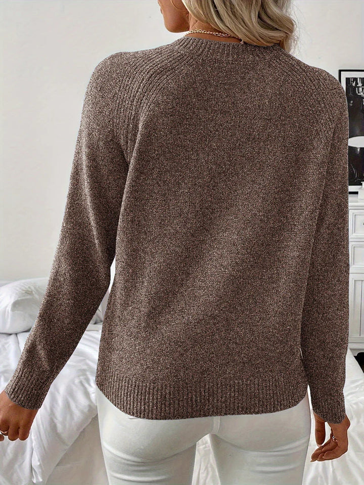 Pascuala - Pulover Elegant Tricotat Cu Perle