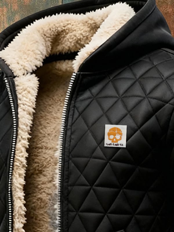 Jorginho - Jacheta Outdoor Cu Model Diamant Tricotat