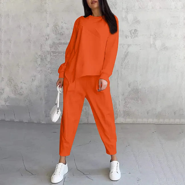 Tashia – Set Casual Compus Din Hanorac cu Mâneci Lungi și Pantaloni de Jogging