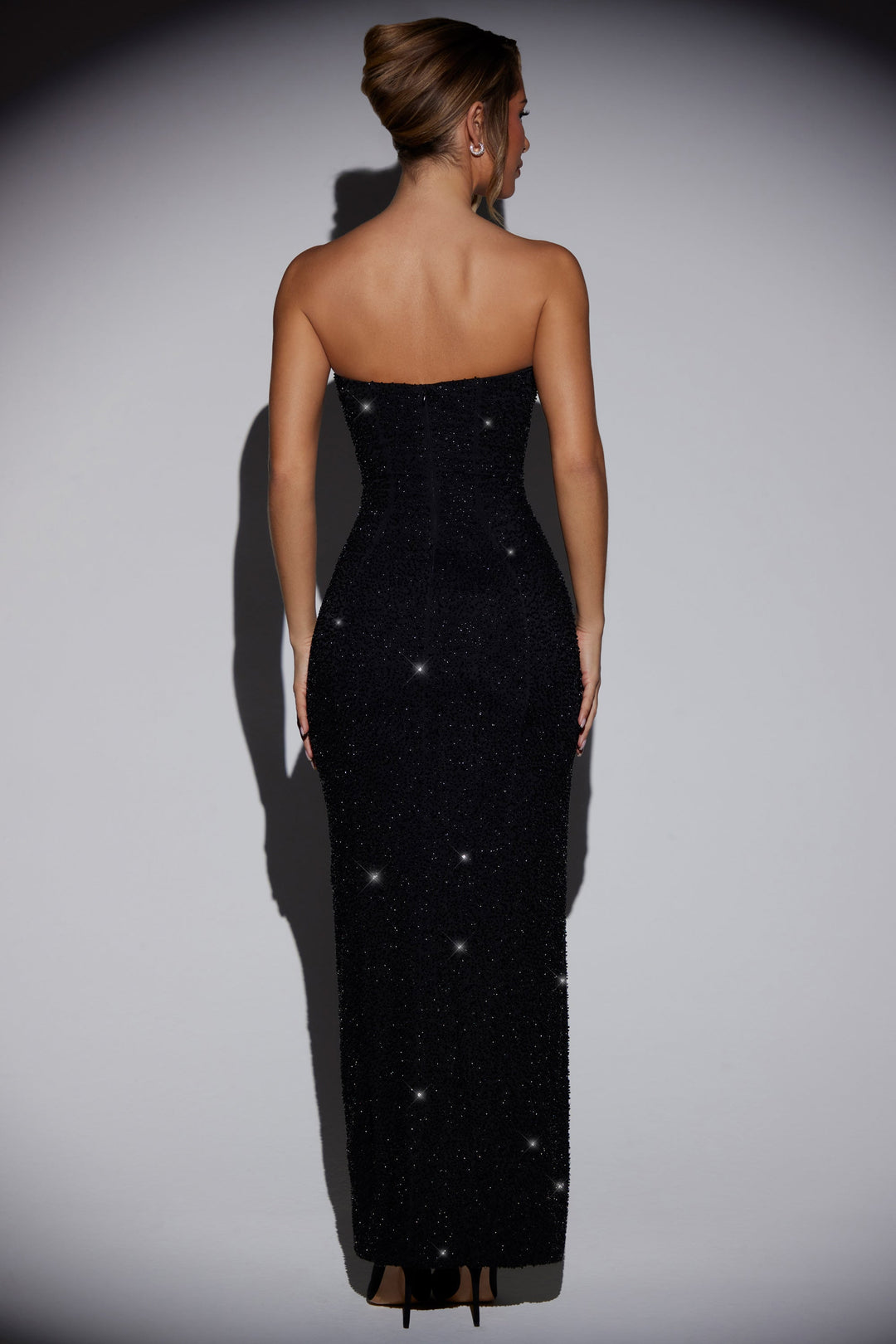 Melinia - Rochie Maxi Cu Constelație De Perle