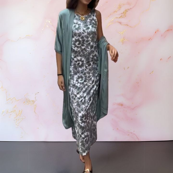 Shelly - Rochie Elegantă Cu Cardigan