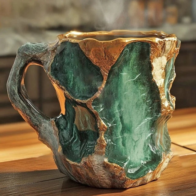 CrystalMug - Cani De Cafea Din Cristal Mineral