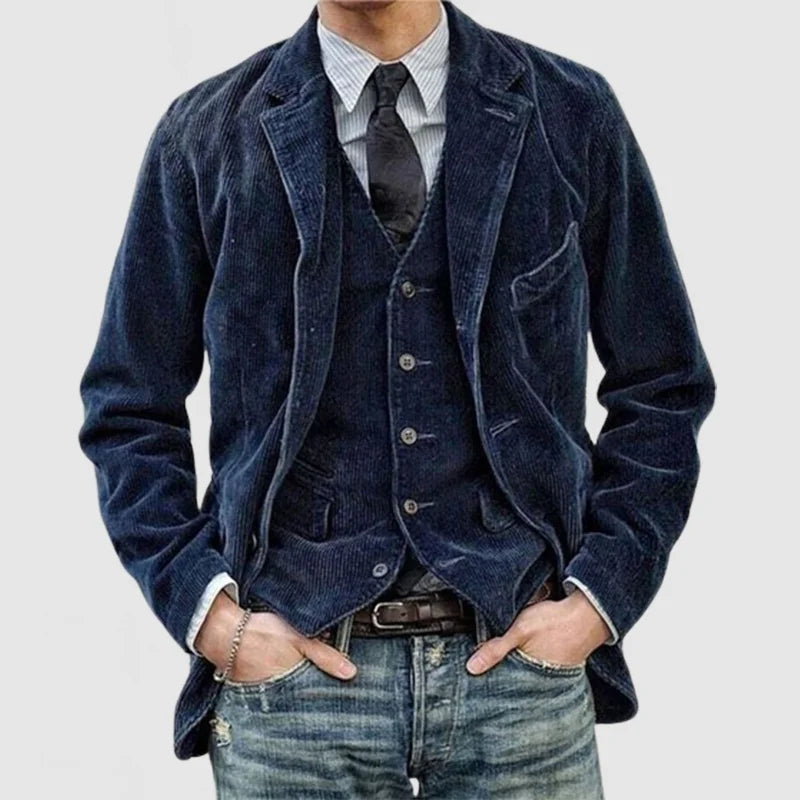 Cyrille - Jachetă și Vestă Vintage Atemporale