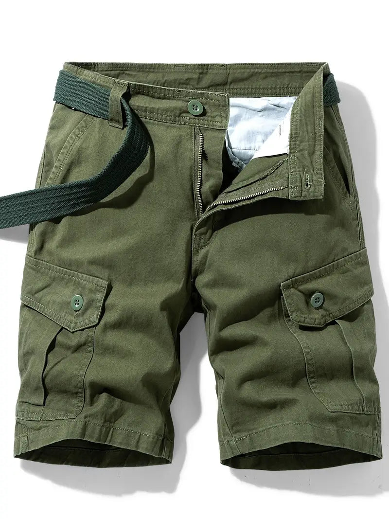 Mauro - Pantaloni Scurți Eleganți Cu Buzunare Multipl