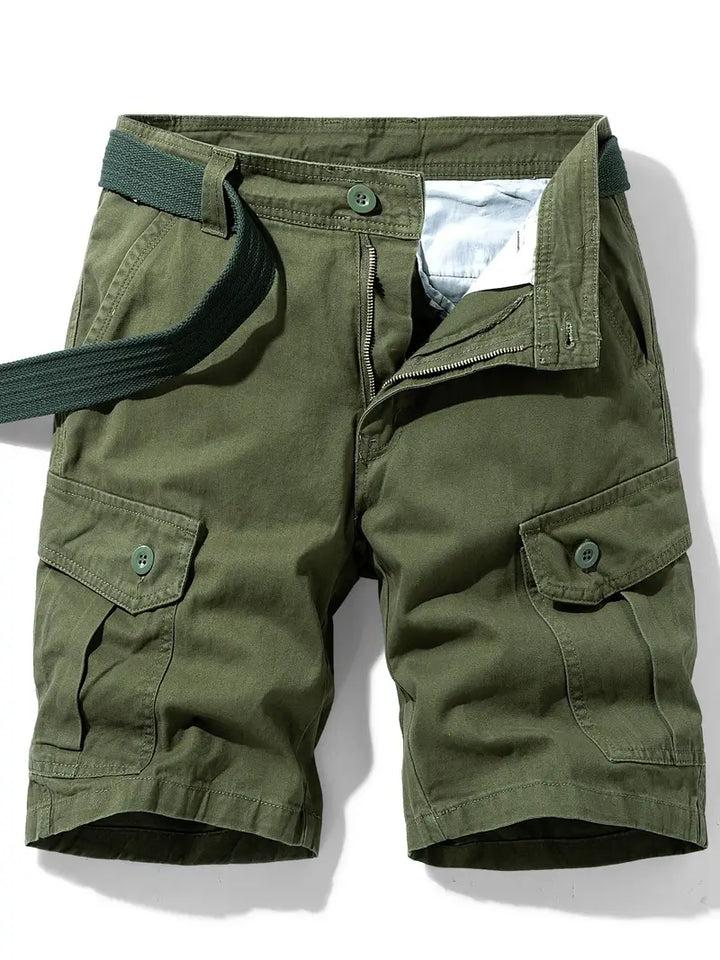 Mauro - Pantaloni Scurți Eleganți Cu Buzunare Multipl
