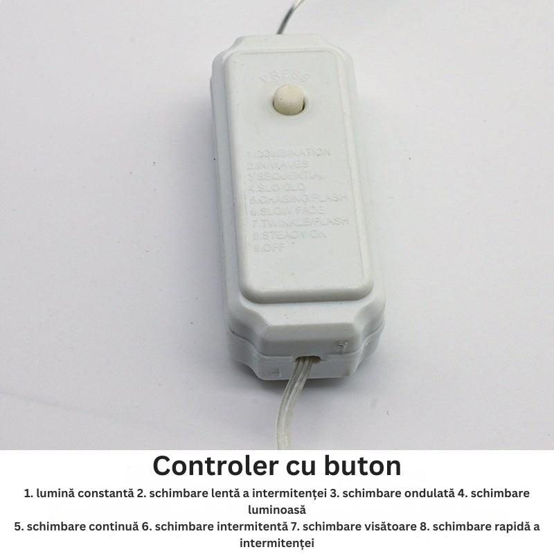 TwinkleWire - Lumini Decorative Din Sârmă De Cupru Cu Telecomandă