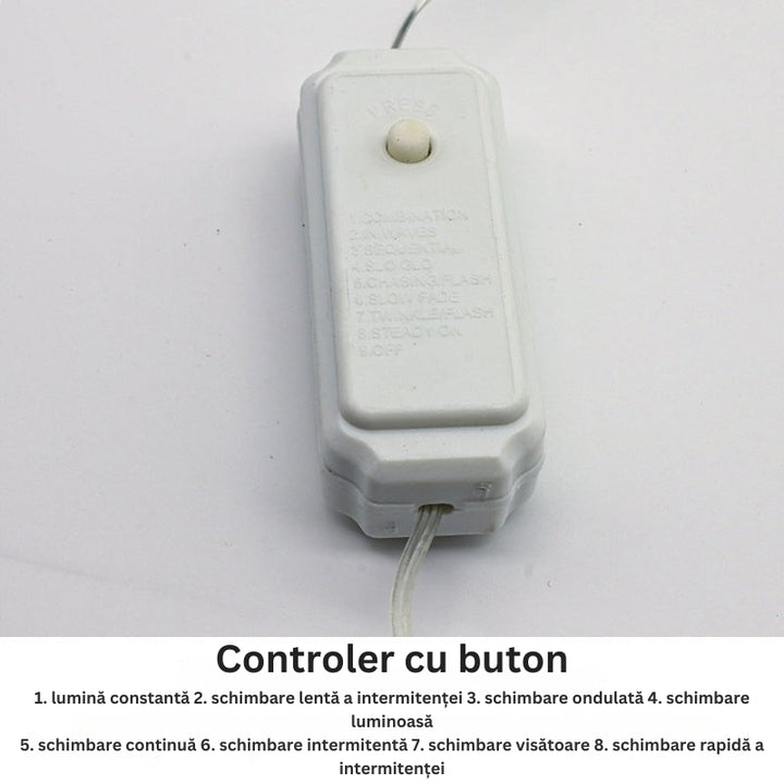 TwinkleWire - Lumini Decorative Din Sârmă De Cupru Cu Telecomandă