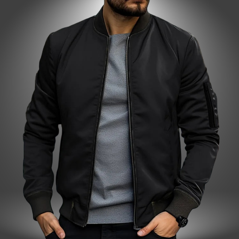 Jeffri - Jachetă Bomber Elegantă