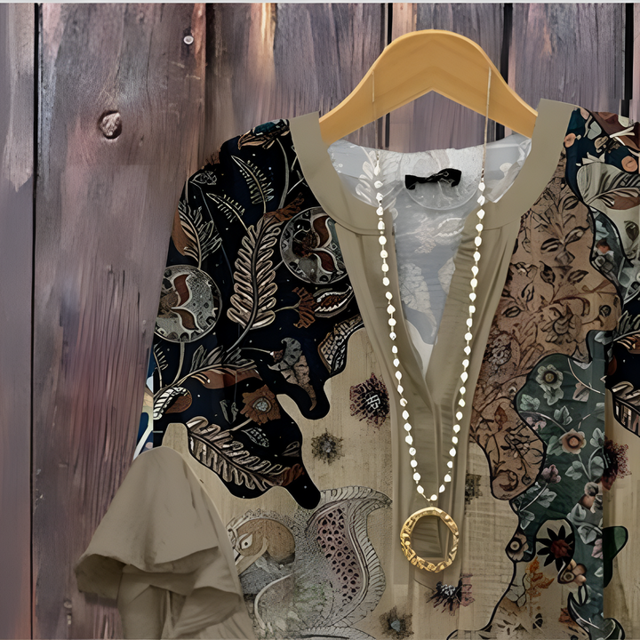 Jaycie - Bluză Elegantă cu Modele