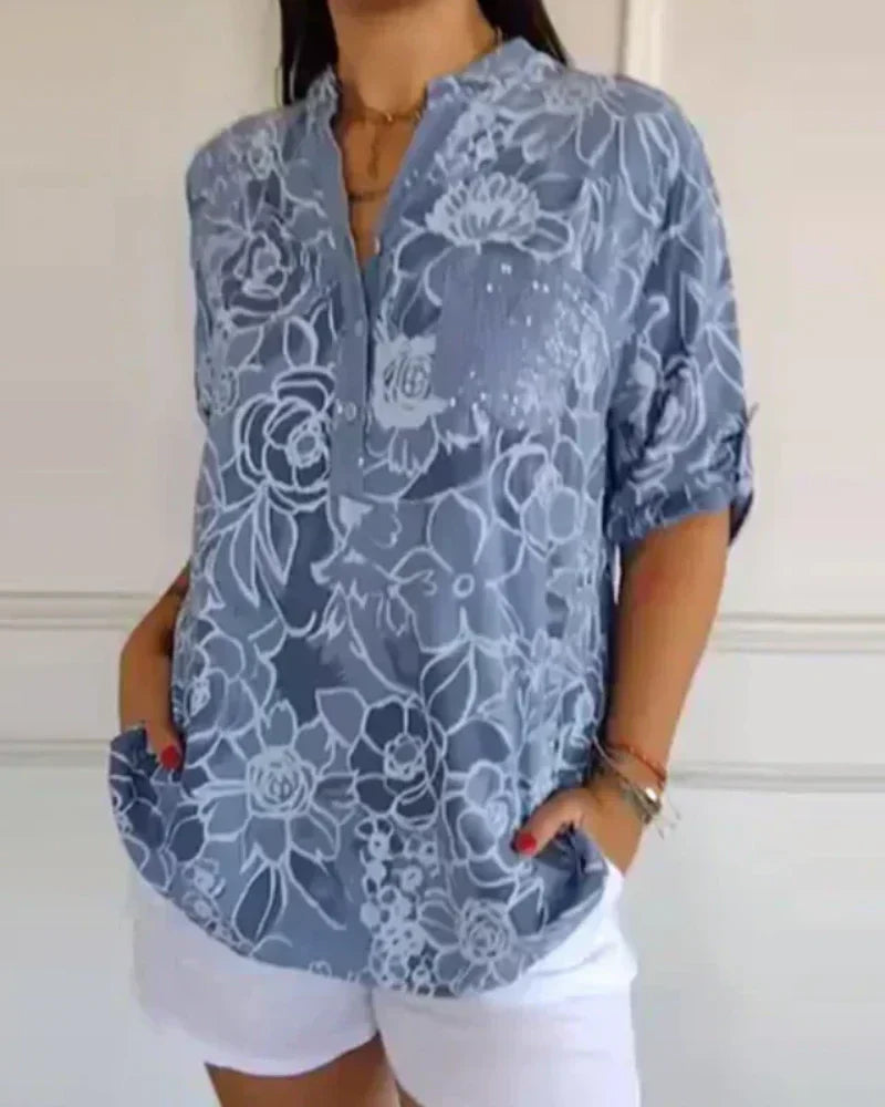 Narese - Bluză cu Imprimeu Floral