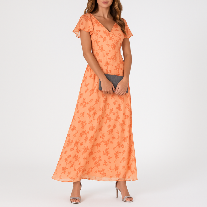 Danielle - Rochie Elegantă Cu Decolteu în V Care Acoperă Burtica
