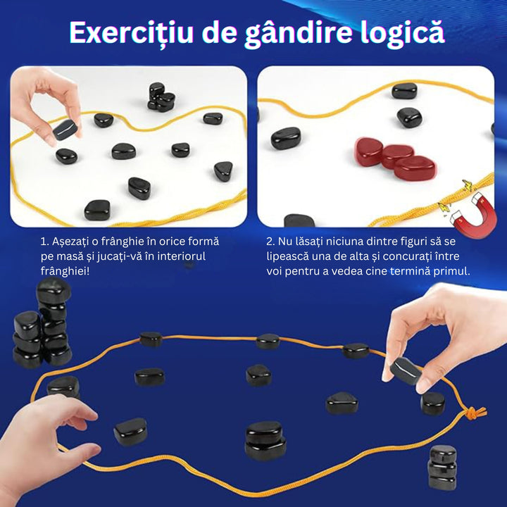 MindSpark - Set De șah Magnetic Joc Strategic Distractiv Pentru Copii și Familii