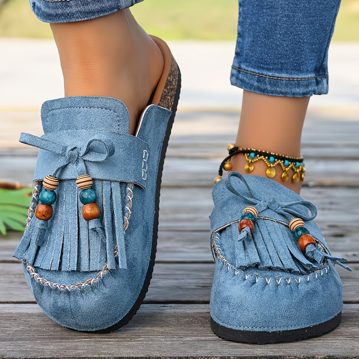 Mehra – Mocasii Din Piele de Căprioară în Stil Boem
