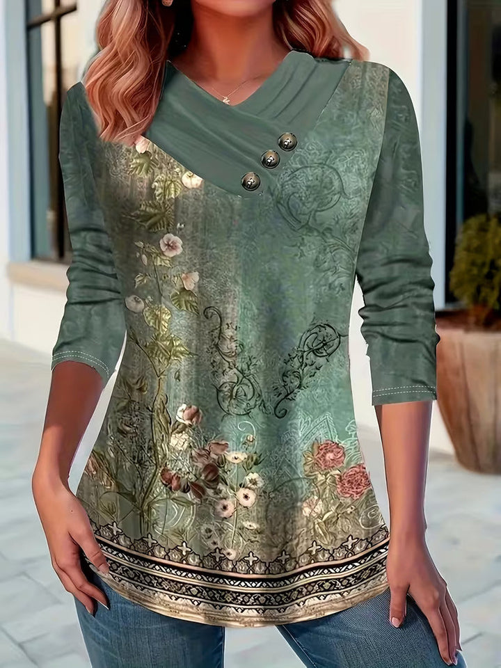 Dainora - Rochie Mini Cu Imprimeu Tătar In Stil Etnic