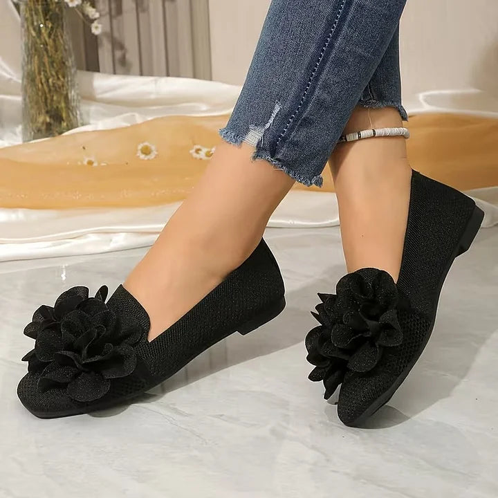 Catriona - Pantofi Cu Toc Plat Mary Jane Cu Imprimeu Floral
