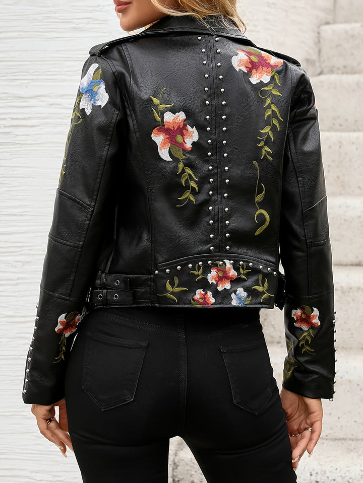 Litsitso - Jachetă Scurtă Cu Imprimeu Floral