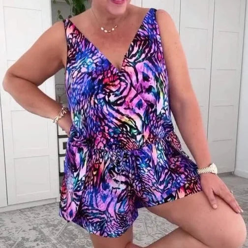 Evdoxia - Costum De Baie Eleganți Fără Mâneci