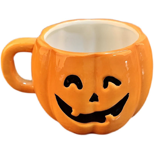 GlowSip - Cană Halloween Cu Zâmbet De Dovleac