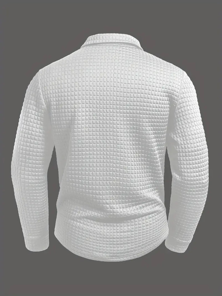 Hughes - Cămașă Casual Din Tricot Gros Cu Nasturi