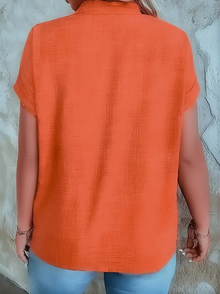 Rosabelle - Bluză Cazual Cu Decolteu în V