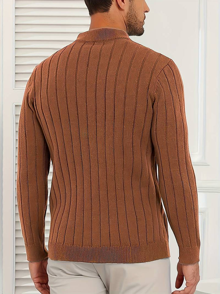 Yedidya - Pulover Casual cu Mâneci Lungi Din Tricot