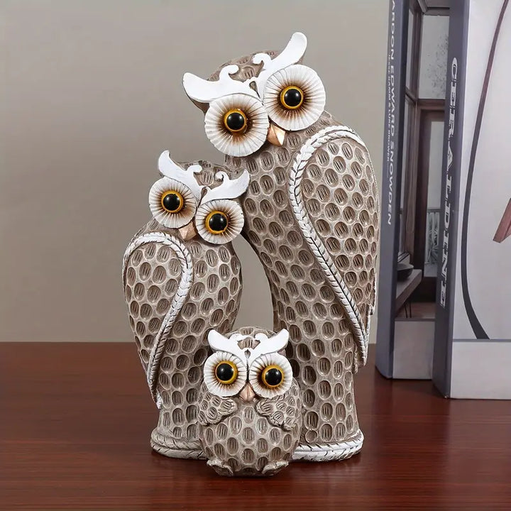 EchoOwlet - Figurină Modernă Cu Familie De Bufnițe