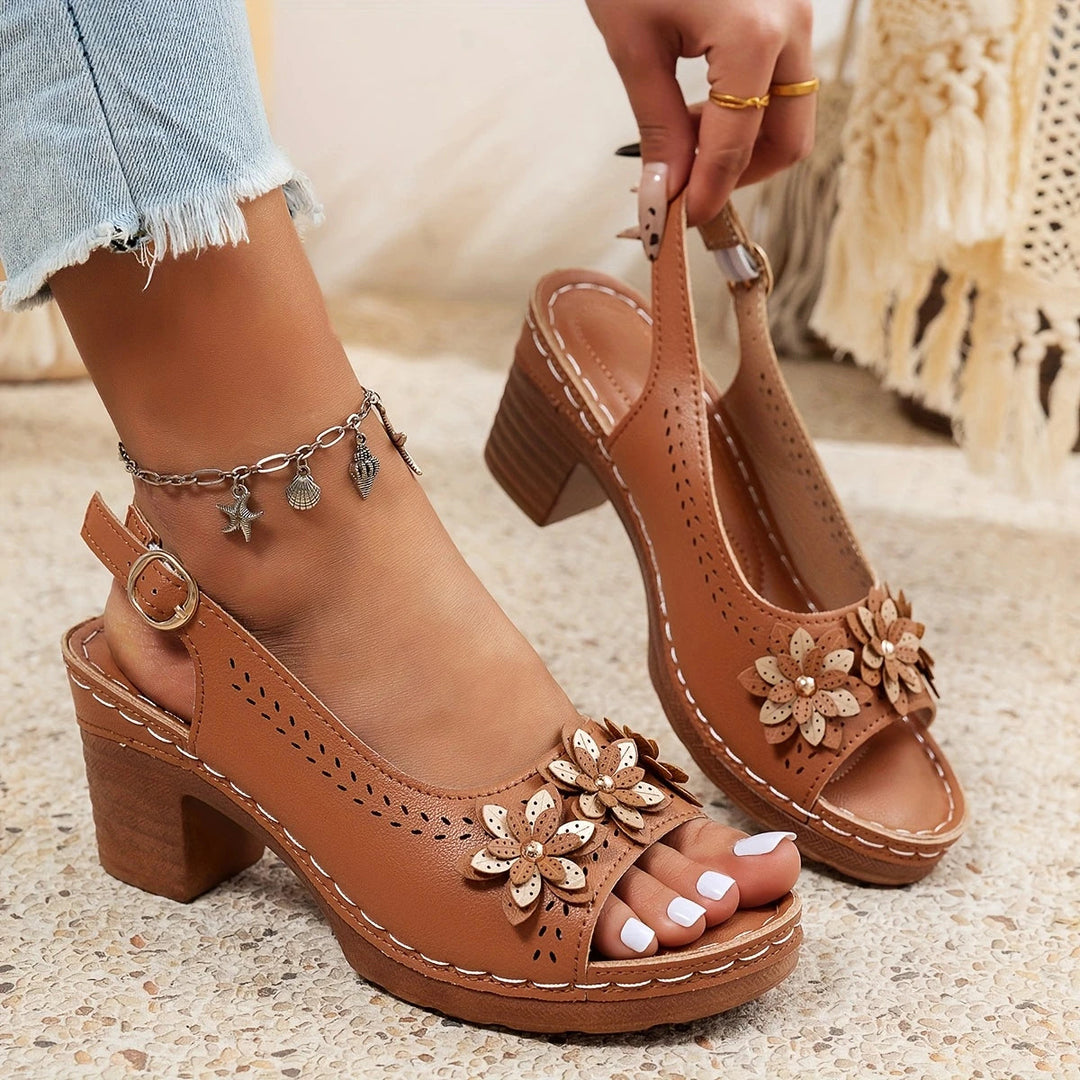 Haisley - Sandale Elegante cu Toc Inalt